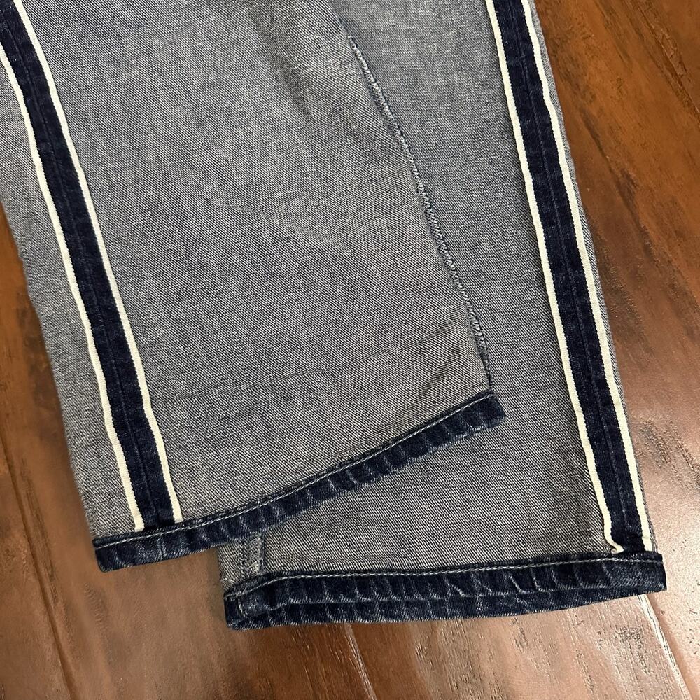 AGAVE DENIM No.30S Modern Selvage Jeans Blue Button Fly Slim Straight Leg - Picture 8 of 16